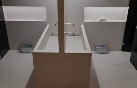 baño microcemento